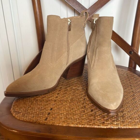 Vince Camuto Brieyonda western style suede booties 9.5 - Picture 6 of 14